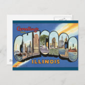 Chicago Illinois  Briefkaart (Voorkant / Achterkant)