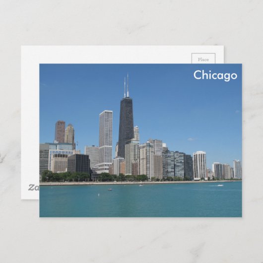 Chicago, Illinois Briefkaart (Voorkant / Achterkant)