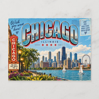 Chicago Illinois Briefkaart