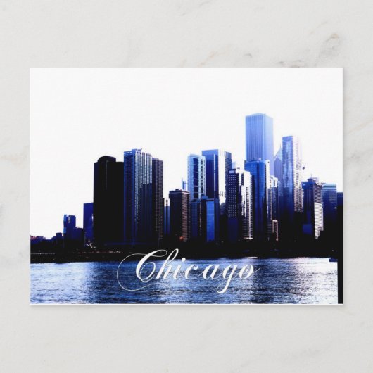 Chicago Illinois Briefkaart (Voorkant)