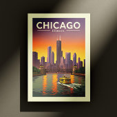 Chicago Illinois Briefkaart