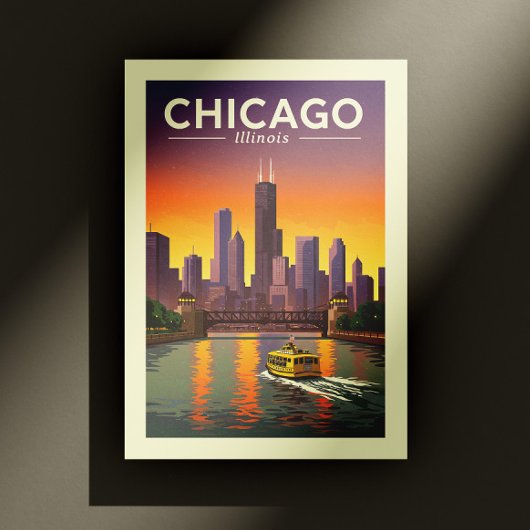 Chicago Illinois Briefkaart