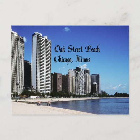 Chicago Illinois Briefkaart (Voorkant)