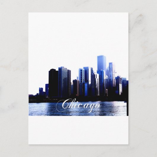 Chicago Illinois Briefkaart (Voorkant)