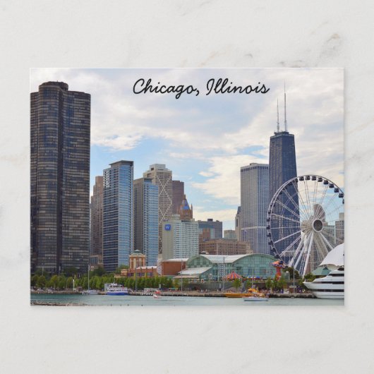 Chicago, Illinois Briefkaart (Voorkant)