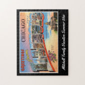  Chicago Illinois Briefkaart Familie Souvenir Legpuzzel (Verticaal)