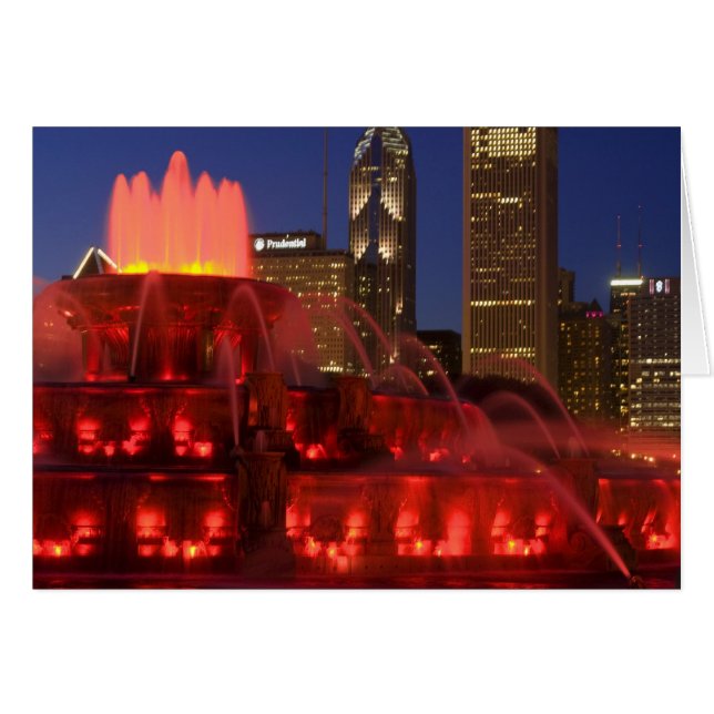 Chicago, Illinois, Buckingham Fountain (Voorkant Horizontaal)