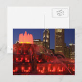 Chicago, Illinois, Buckinghamfontein Briefkaart (Voorkant / Achterkant)