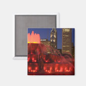 Chicago, Illinois, Buckinghamfontein Magneet (Voorkant / Achterkant)