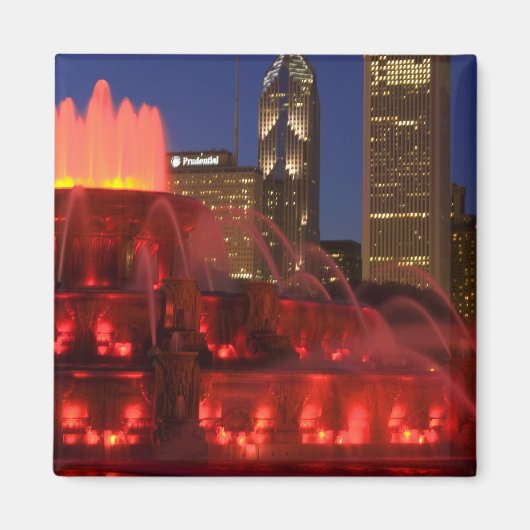Chicago, Illinois, Buckinghamfontein Magneet (Voorkant)