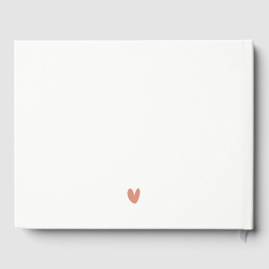 Chicago, Illinois City Scape Waterverf bruiloft Gastenboek (Achterkant)