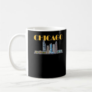 Chicago Illinois City Skyline Koffiemok