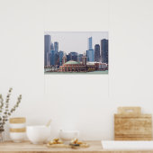 Chicago Illinois City Skyline Poster (Keuken)