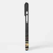 Chicago Illinois City Skyline Retro Reizen iPhone Hoesje (Linkerkant)