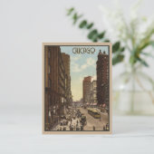  Chicago Illinois City Skyline Travel Briefkaart (Staand voorkant)