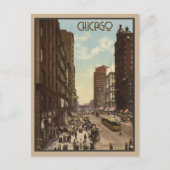 Chicago Illinois City Skyline Travel Briefkaart (Voorkant)