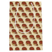 Chicago Illinois Deep Dish Pepperoni Pizza Pie Medium Cadeauzakje (Voorkant)