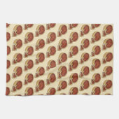 Chicago Illinois Deep Dish Pepperoni Pizza Pie Theedoek (Horizontaal)