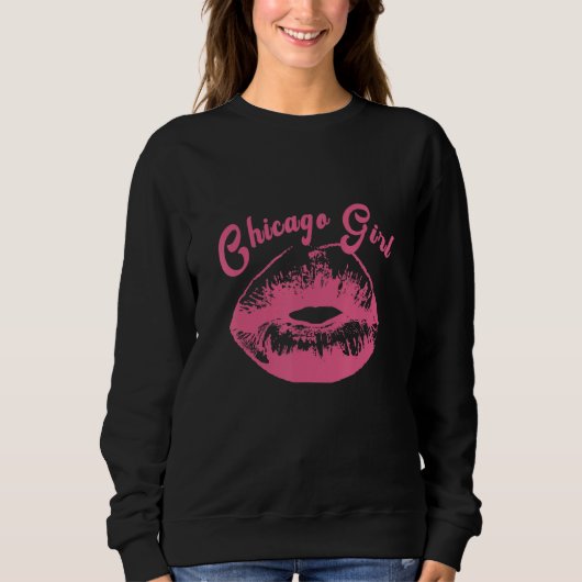 Chicago Illinois Girl Trui (Voorkant)