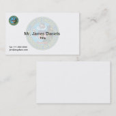 Chicago Illinois Great Seal Visitekaartje (Voorkant / Achterkant)