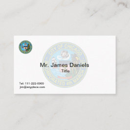 Chicago Illinois Great Seal Visitekaartje