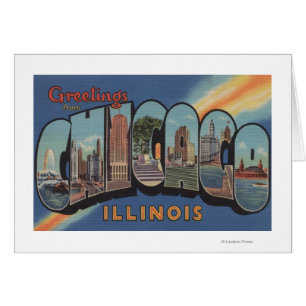 Chicago, Illinois - Grote Letter-scènes