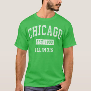 Chicago Illinois Il Atletiek Sport grappig T-shirt