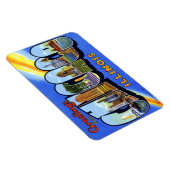 Chicago Illinois IL grote letter Briefkaart magnee Magneet (Rechterzijde)