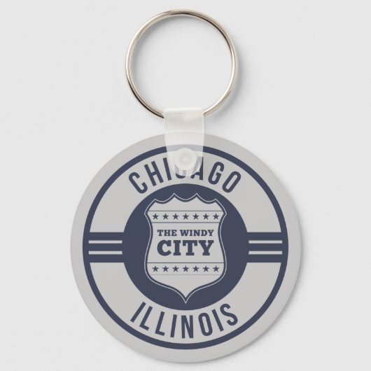 Chicago, Illinois ( IL ) , Verenigde Staten van Am Sleutelhanger (Voorkant)