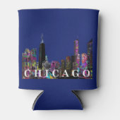 Chicago, Illinois in graffiti Blikjeskoeler (Voorkant)