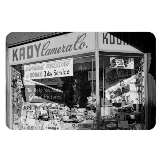 Chicago Illinois Kady Camera Co Store Window 1950s Magneet (Horizontaal)