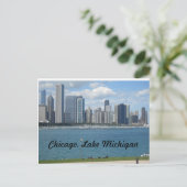 Chicago, Illinois lakefront Briefkaart (Staand voorkant)