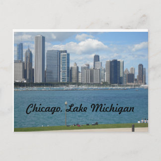 Chicago, Illinois lakefront Briefkaart
