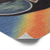 Chicago, Illinois - Large Letter Scenes 2 Poster (Hoek)