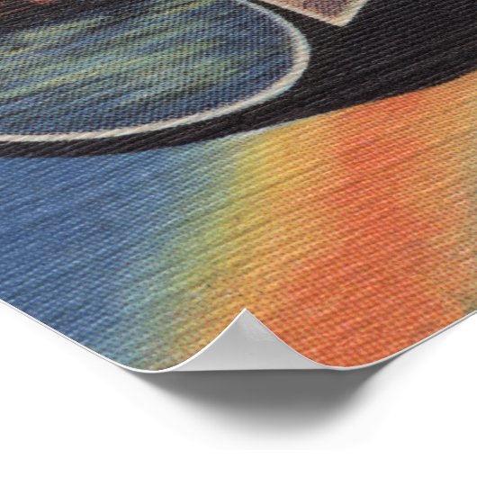 Chicago, Illinois - Large Letter Scenes 2 Poster (Hoek)