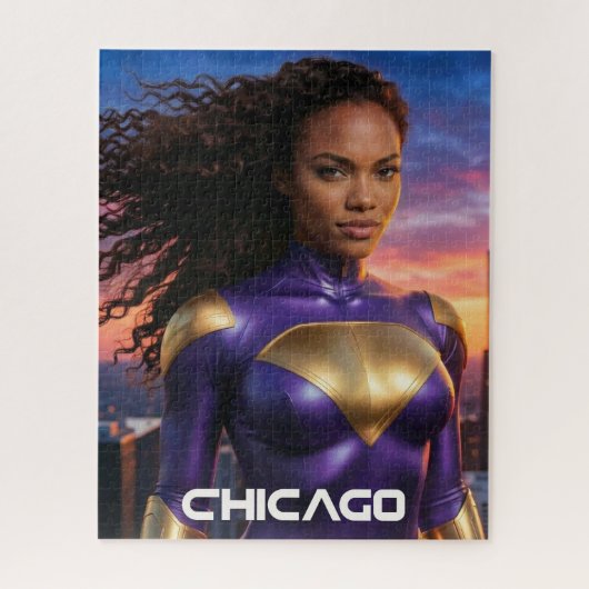 CHICAGO - ILLINOIS LEGPUZZEL (Verticaal)