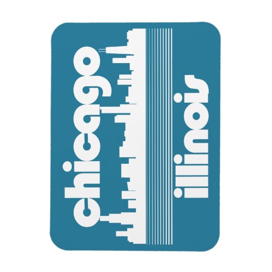Chicago, Illinois Magneet (Verticaal)