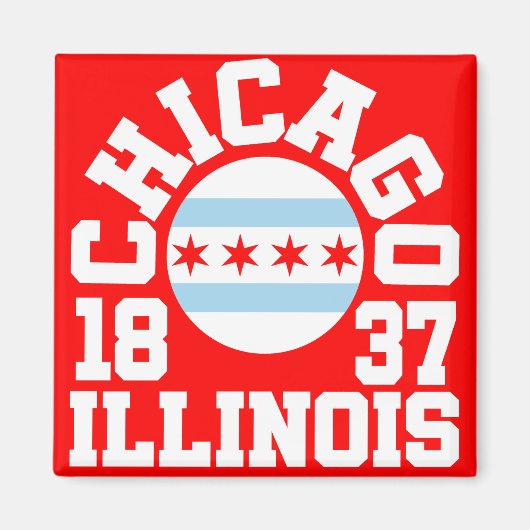 Chicago, Illinois Magneet (Voorkant)