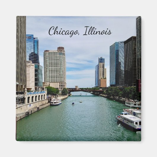 Chicago Illinois magneet (Voorkant)