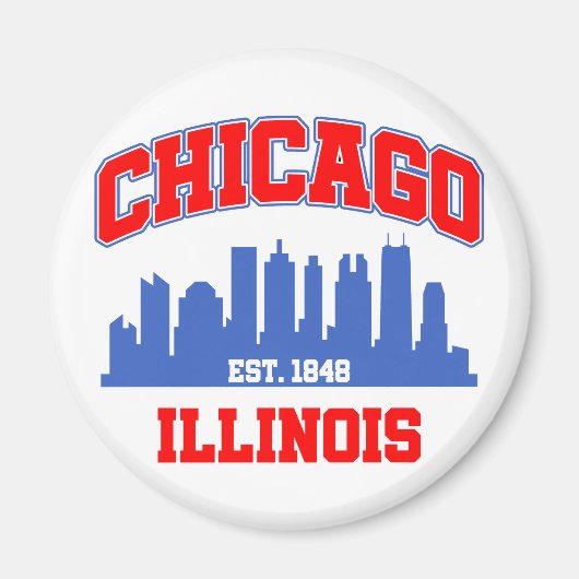 Chicago, Illinois Magneet (Voorkant)