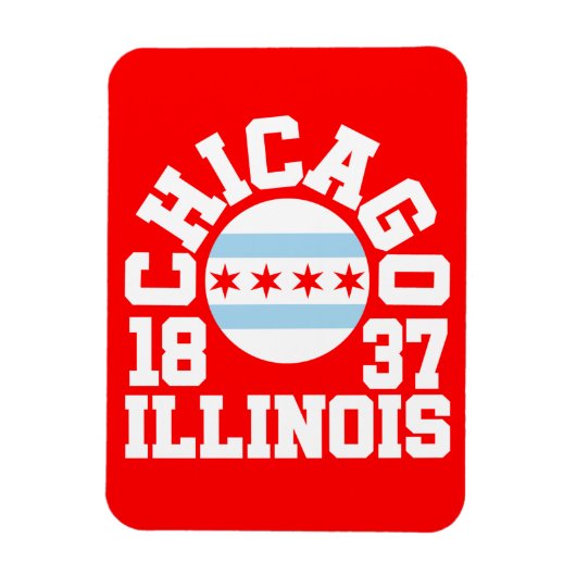 Chicago, Illinois Magneet (Verticaal)