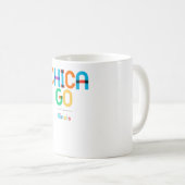 Chicago Illinois Mid Century, Pop Art, Koffiemok (Voorkant rechts)