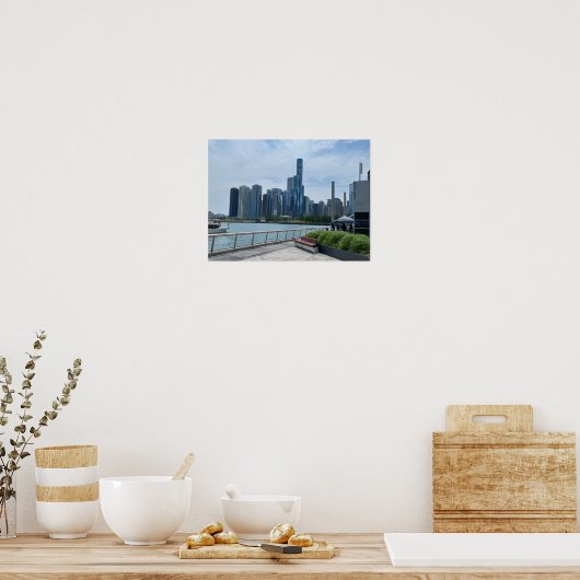 Chicago Illinois Navy Pier Poster (Keuken)