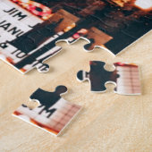 Chicago Illinois Neon Sign 's nachts Legpuzzel (Zijkant)