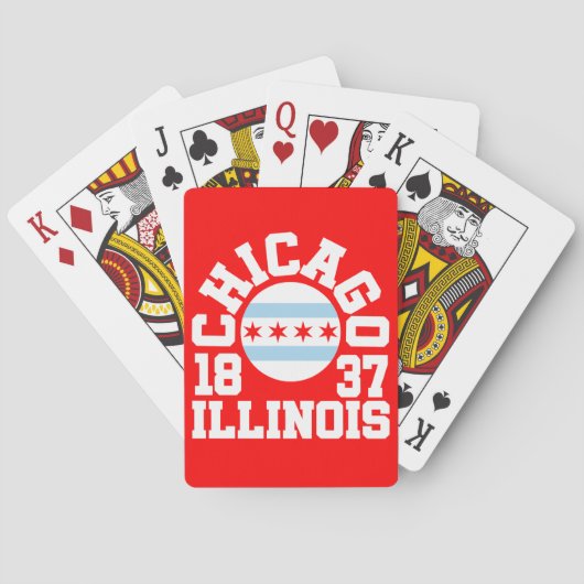 Chicago, Illinois Pokerkaarten (Achterkant)