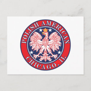 Chicago Illinois Polish Briefkaart