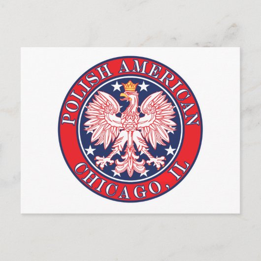 Chicago Illinois Polish Briefkaart (Voorkant)