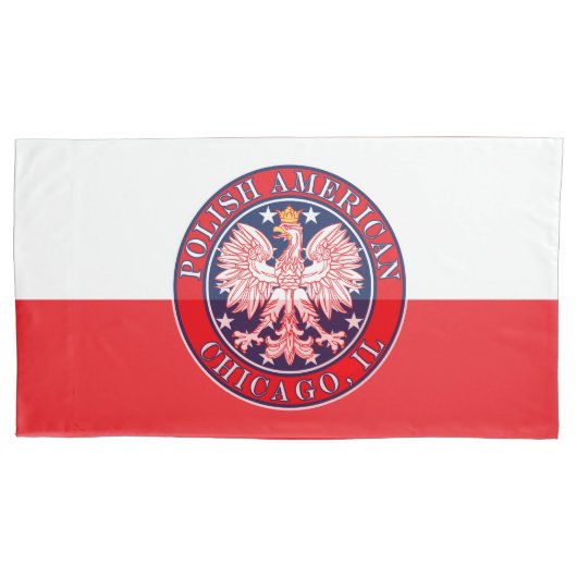 Chicago Illinois Polish Kussensloop (Voorkant)