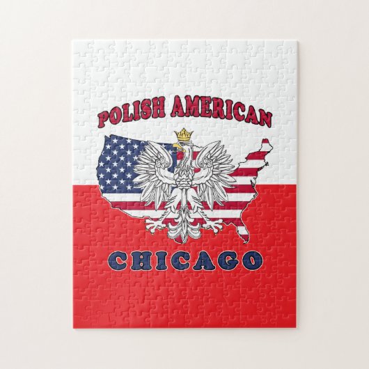 Chicago Illinois Polish Legpuzzel (Verticaal)