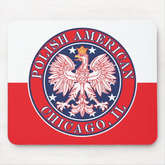 Chicago Illinois Polish Muismat (Voorkant)